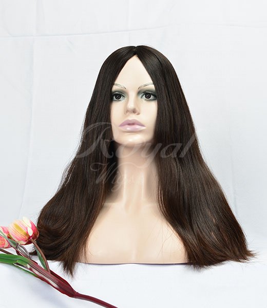 Jewish Wig Color #4#6(Ombre) 24"  